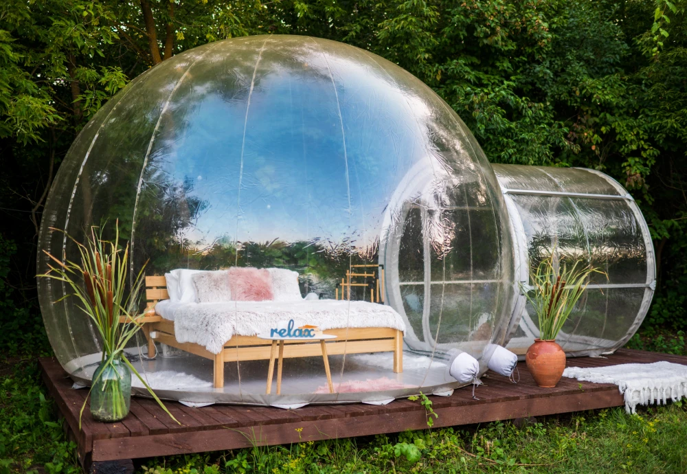 inflatable tent looks like bubble